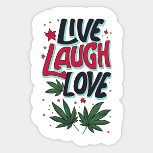 Live, Laugh, Love Sticker